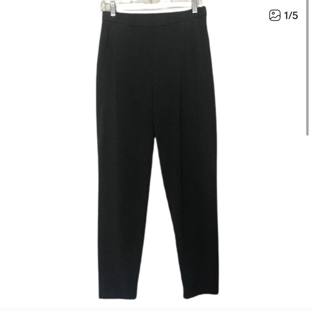 Eileen Fisher Charcoal Gray straight leg pants - Picture 2 of 5